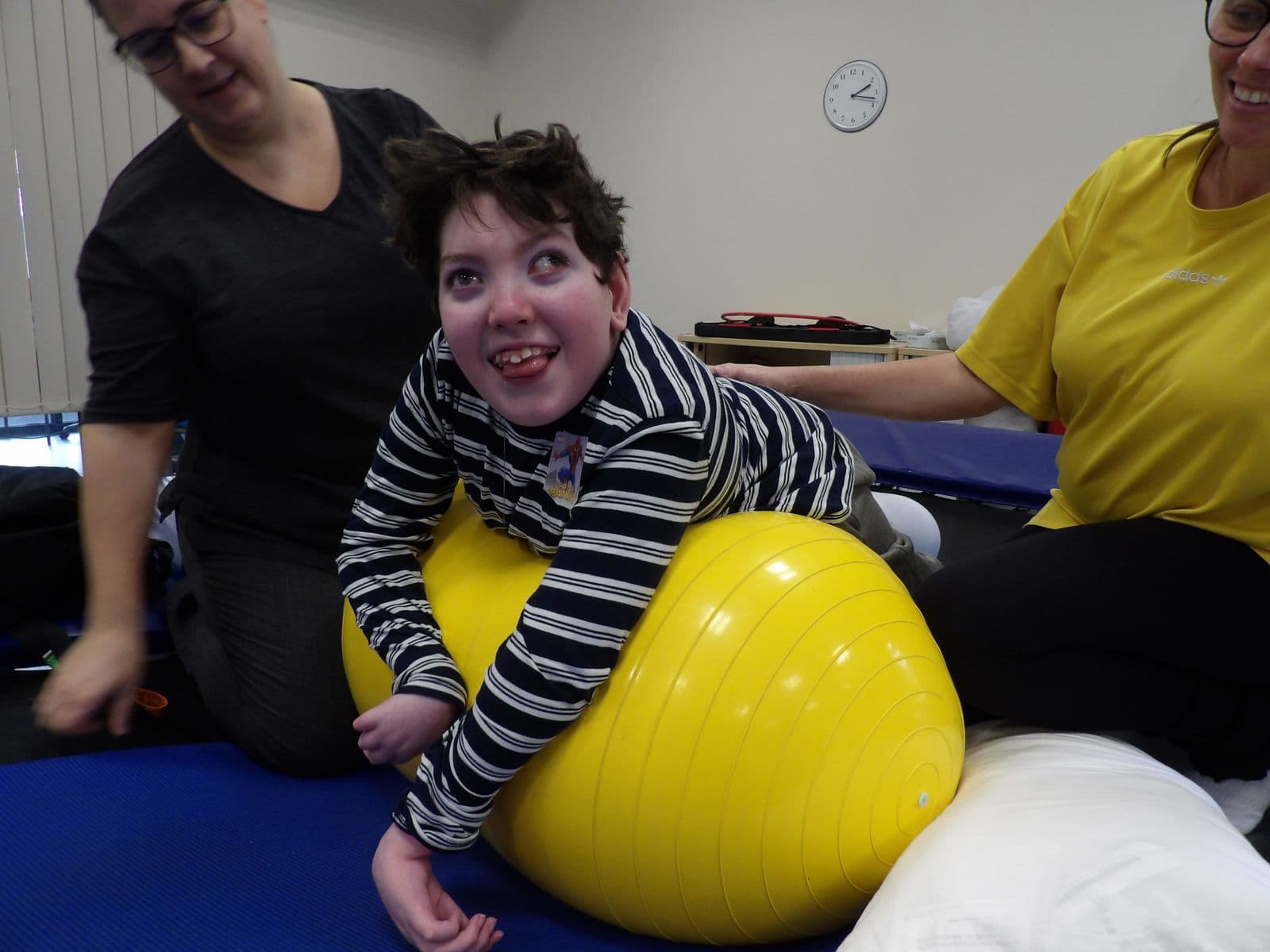 Rebound therapy session